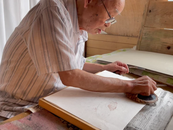 KADOKAWA Holo Wolf Beauty With Cherry Blossoms Spice And Wolf Exclusive Ukiyo-e Woodblock Print (Import) 10 KADOKAWA Holo Wolf Beauty With Cherry Blossoms Spice And Wolf Exclusive Ukiyo-e Woodblock Print (Import) - Image 10