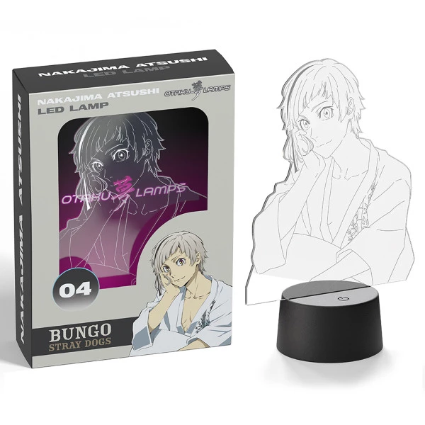 OTAKU LAMPS Atsushi Nakajima Armed Detective Agency Bungo Stray Dogs Otaku Lamp 2 OTAKU LAMPS Atsushi Nakajima Armed Detective Agency Bungo Stray Dogs Otaku Lamp - Image 2