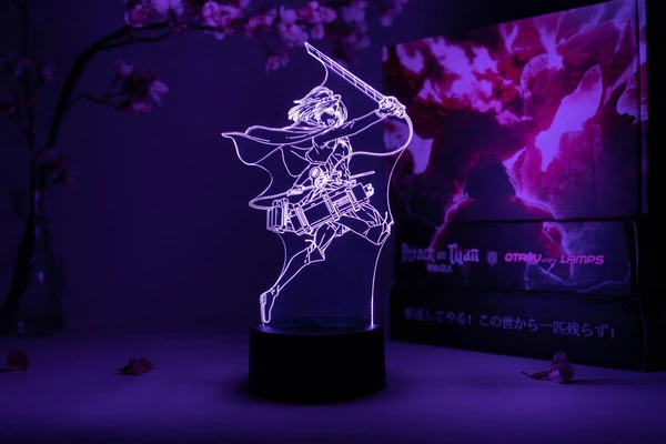 OTAKU LAMPS Hange Zoe Attack On Titan Otaku Lamp 1 OTAKU LAMPS Hange Zoe Attack On Titan Otaku Lamp