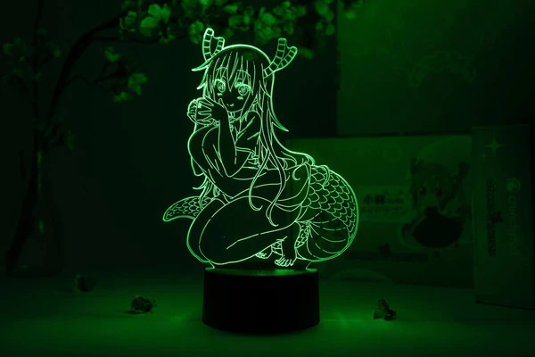 OTAKU LAMPS Tohru Relaxing Miss Kobayashi's Dragon Maid Otaku Lamp 1 OTAKU LAMPS Tohru Relaxing Miss Kobayashi's Dragon Maid Otaku Lamp