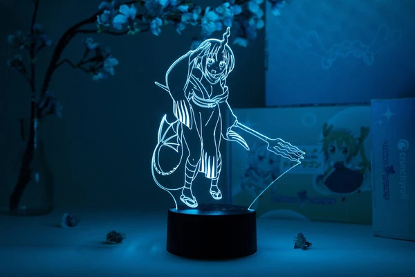 OTAKU LAMPS Elma Waving Miss Kobayashi's Dragon Maid Otaku Lamp 1 OTAKU LAMPS Elma Waving Miss Kobayashi's Dragon Maid Otaku Lamp