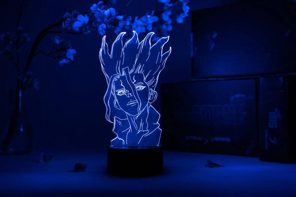 OTAKU LAMPS Senku Ishigami Bust Dr. STONE Otaku Lamp 1 OTAKU LAMPS Senku Ishigami Bust Dr. STONE Otaku Lamp
