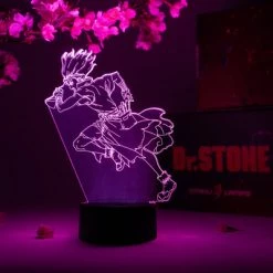 OTAKU LAMPS Senku Ishigami Running Dr. STONE Otaku Lamp