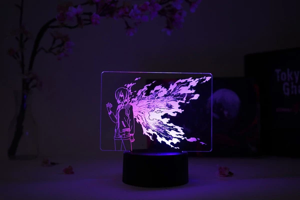 OTAKU LAMPS Touka Kirishima's Kagune Tokyo Ghoul Dual LED Otaku Lamp 1 OTAKU LAMPS Touka Kirishima's Kagune Tokyo Ghoul Dual LED Otaku Lamp