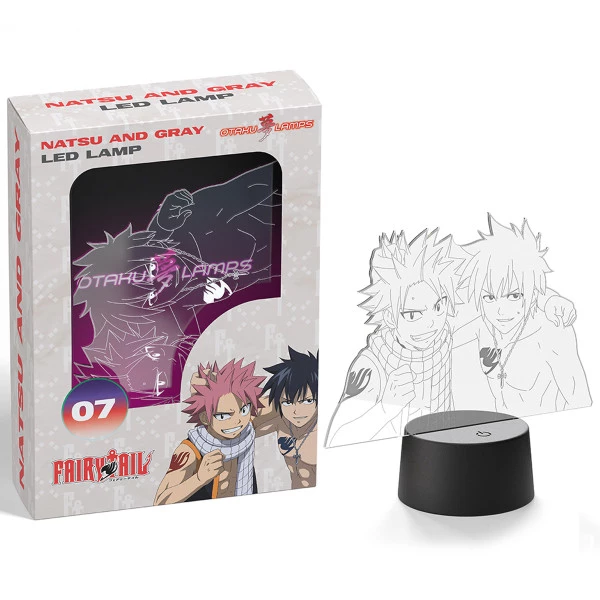OTAKU LAMPS Natsu Dragneel And Gray Fullbuster Fairy Tail Otaku Lamp 2 OTAKU LAMPS Natsu Dragneel And Gray Fullbuster Fairy Tail Otaku Lamp - Image 2