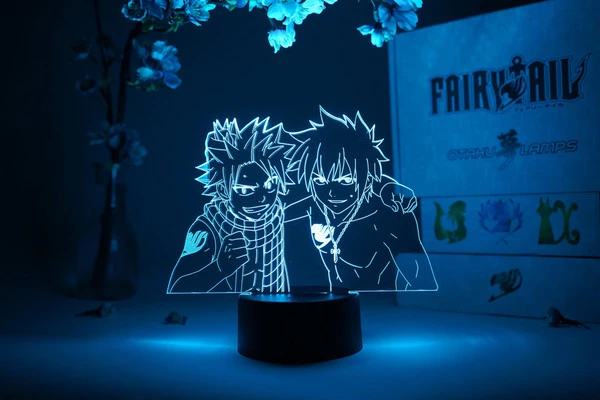 OTAKU LAMPS Natsu Dragneel And Gray Fullbuster Fairy Tail Otaku Lamp 1 OTAKU LAMPS Natsu Dragneel And Gray Fullbuster Fairy Tail Otaku Lamp