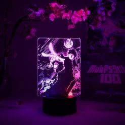 OTAKU LAMPS Shigeo Kageyama And Reigen Arataka Espers Mob Psycho 100 Dual LED Otaku Lamp