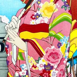 KADOKAWA [Imperfect] Yuki Nagato Ouka Kasamochi Bijin Ukiyo-e Woodblock Print (Import) -Memorabilia Sales IMP 4935228329151 merchandise yuki nagato ouka kasamochi bijin ukiyo e woodblock print import altb